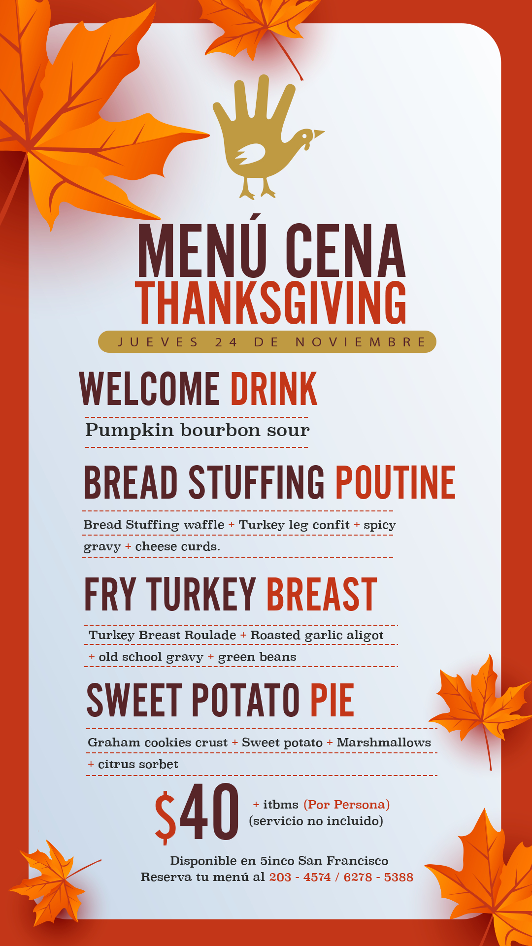cinco-menu